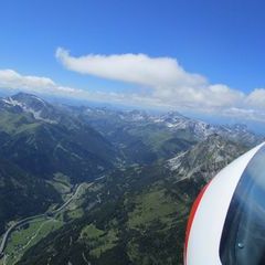 Flugwegposition um 12:55:29: Aufgenommen in der Nähe von Gemeinde Zederhaus, 5584, Österreich in 2790 Meter